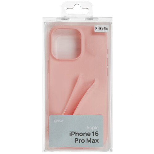 Купить Накладка  BoraSCO для Apple iPhone 16 Pro Max розовый  5498119. Характеристики, отзывы и цены в Донецке