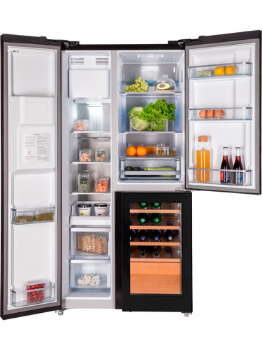 Купить Холодильник многодверный   HIBERG i-RFS 750G B черный  9168745. Характеристики, отзывы и цены в Донецке