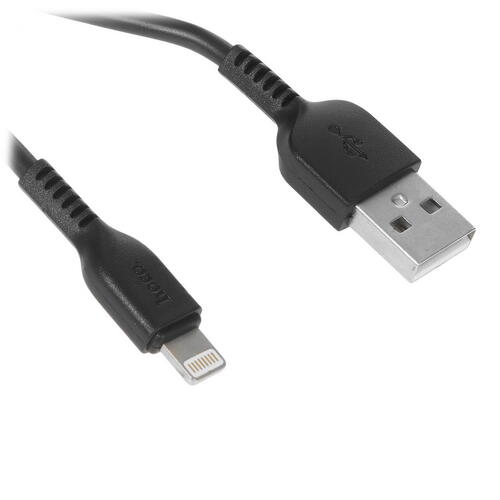 Купить Кабель круглый Hoco Lightning 8-pin - USB 2.0 Type-A черный 1 м  5452380. Характеристики, отзывы и цены в Донецке