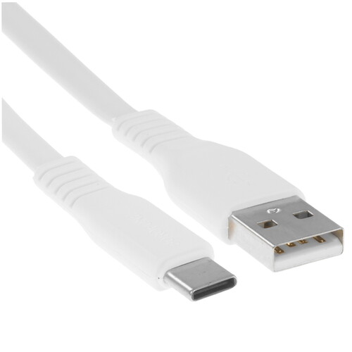 Купить Кабель плоский Borofone USB Type-C - USB 2.0 Type-A белый 1 м  9244387. Характеристики, отзывы и цены в Донецке