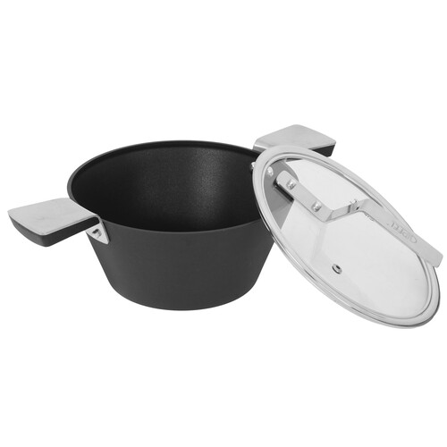 Купить Кастрюля Gipfel Supreme 2656 1.7 л 20 см черный  9223423. Характеристики, отзывы и цены в Донецке