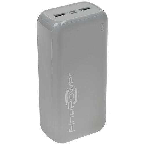 Купить Портативный аккумулятор FinePower Jacked III серый  5404388. Характеристики, отзывы и цены в Донецке