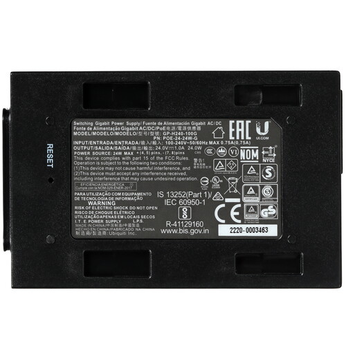 Купить Инжектор PoE Ubiquiti POE-24-24W-G  5408622. Характеристики, отзывы и цены в Донецке