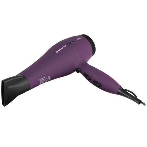 Купить Фен Brayer 3007BR фиолетовый  9931340. Характеристики, отзывы и цены в Донецке