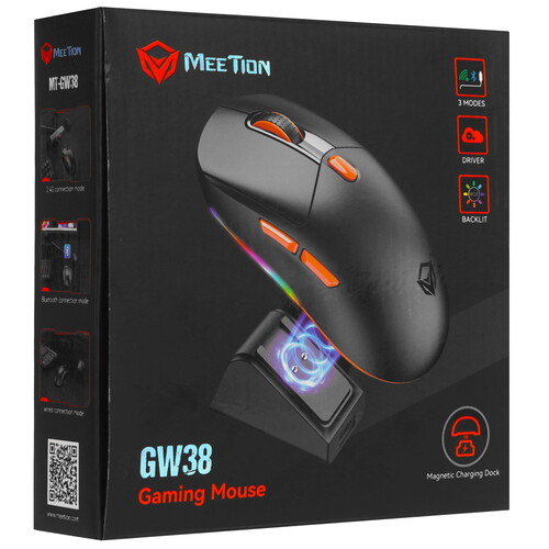 Купить Мышь беспроводная/проводная Meetion GW38  9302677. Характеристики, отзывы и цены в Донецке