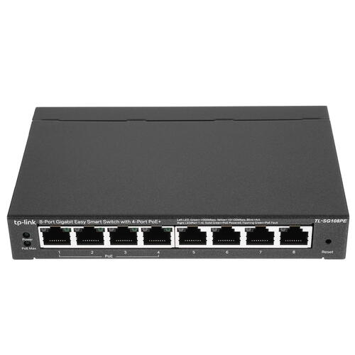 Купить Коммутатор TP-Link TL-SG108PE v4.2  5033379. Характеристики, отзывы и цены в Донецке
