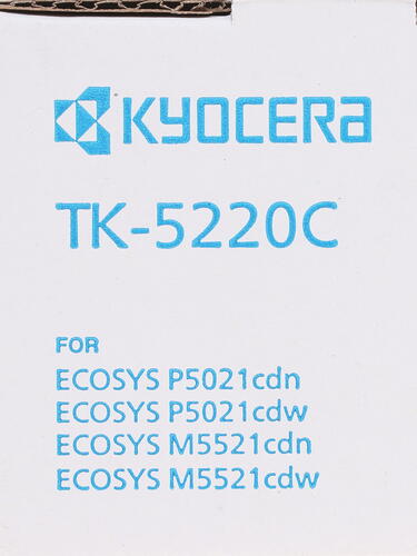 Купить Картридж лазерный Kyocera TK-5220C голубой, с чипом  1109834. Характеристики, отзывы и цены в Донецке