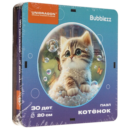 Купить Пазл Unidragon Bubblezz Котенок 3+  9136937. Характеристики, отзывы и цены в Донецке