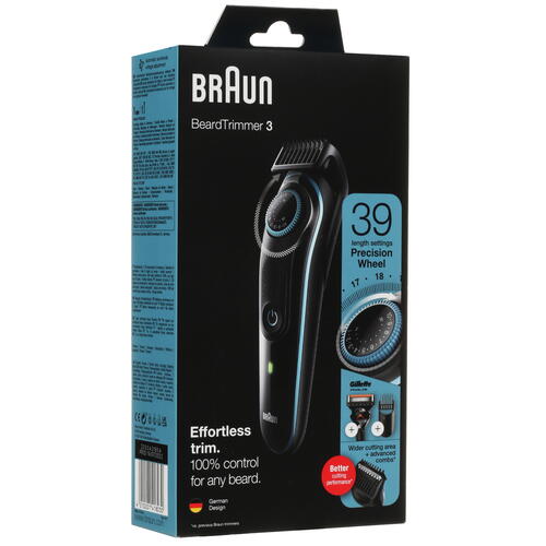 Купить Триммер Braun BT3340 черный/синий  5415670. Характеристики, отзывы и цены в Донецке