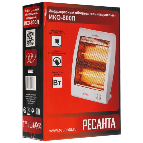 Купить Инфракрасный обогреватель Ресанта ИКО-800Л  5074288. Характеристики, отзывы и цены в Донецке