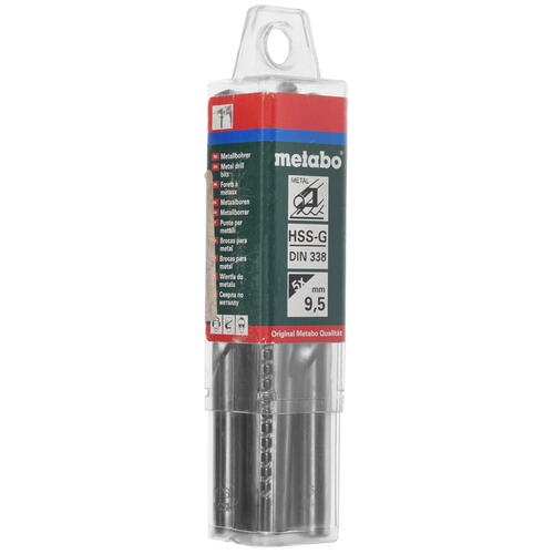 Купить Набор сверл Metabo HSS-G 627937000  1151729. Характеристики, отзывы и цены в Донецке