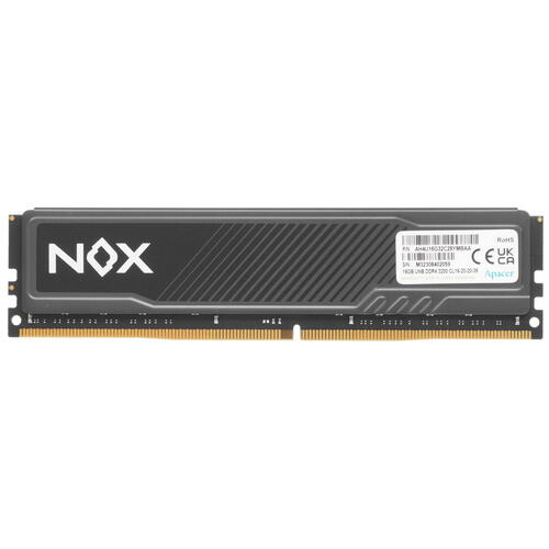 Купить Оперативная память Apacer NOX [AH4U16G32C28YMBAA-1] 16 ГБ  5095695. Характеристики, отзывы и цены в Донецке