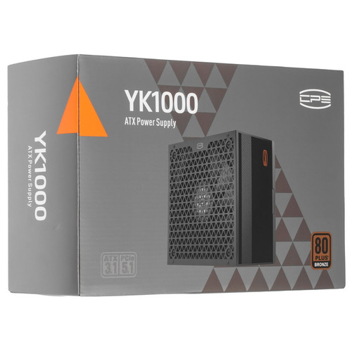 Купить Блок питания PCCooler YK1000 [P5-YK1000-B1HWBK1-EU] черный  5458992. Характеристики, отзывы и цены в Донецке