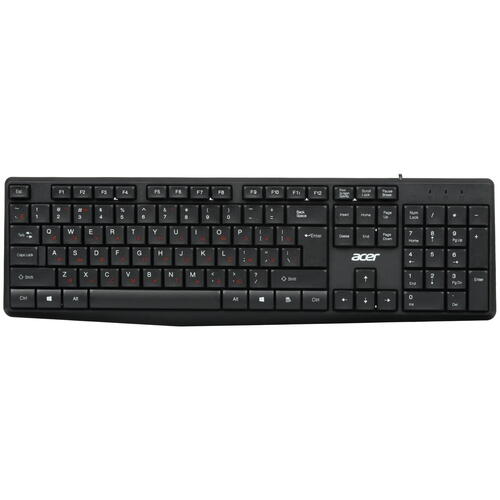 Купить Клавиатура+мышь  проводная  Acer OMW141 черный  5097266. Характеристики, отзывы и цены в Донецке