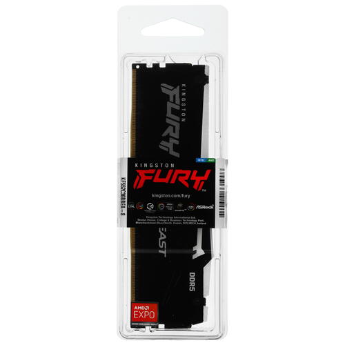 Купить Оперативная память Kingston FURY Beast Black AMD RGB [KF552C36BBEA-8] 8 ГБ  5092038. Характеристики, отзывы и цены в Донецке