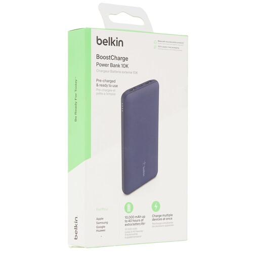 Купить Портативный аккумулятор Belkin BoostCharge синий  5492411. Характеристики, отзывы и цены в Донецке