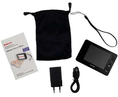 Купить Детектор банкнот DoCash Micro IR/UV черный  9414610. Характеристики, отзывы и цены в Донецке