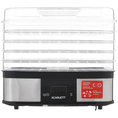 Купить Сушилка для овощей и фруктов Scarlett SC-FD421T19 серебристый  8168377. Характеристики, отзывы и цены в Донецке