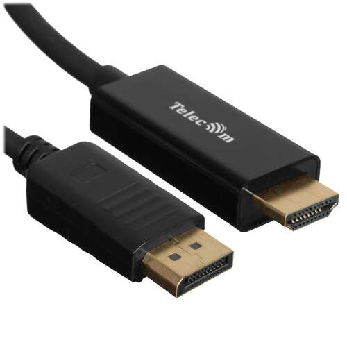 Купить Кабель однонаправленный Telecom DisplayPort - HDMI, 1.8 м  5471620. Характеристики, отзывы и цены в Донецке
