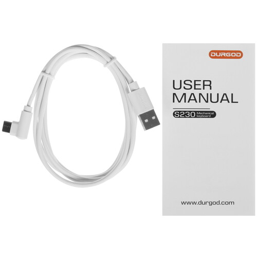 Купить Клавиатура  беспроводная Durgod S230 Cream  5449850. Характеристики, отзывы и цены в Донецке