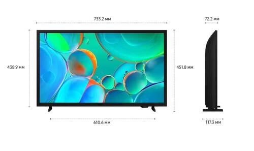 Купить 32" (80 см) Телевизор Samsung UE32H5000FUXRU черный  5622888. Характеристики, отзывы и цены в Донецке