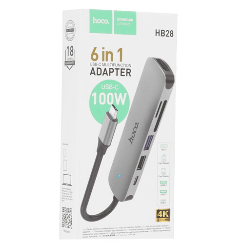 Купить Док-станция Hoco HB28  9273148. Характеристики, отзывы и цены в Донецке
