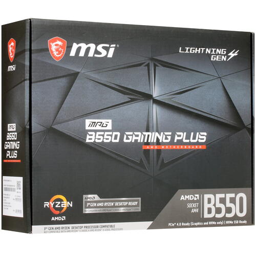 Купить Материнская плата MSI MPG B550 GAMING PLUS  1679842. Характеристики, отзывы и цены в Донецке