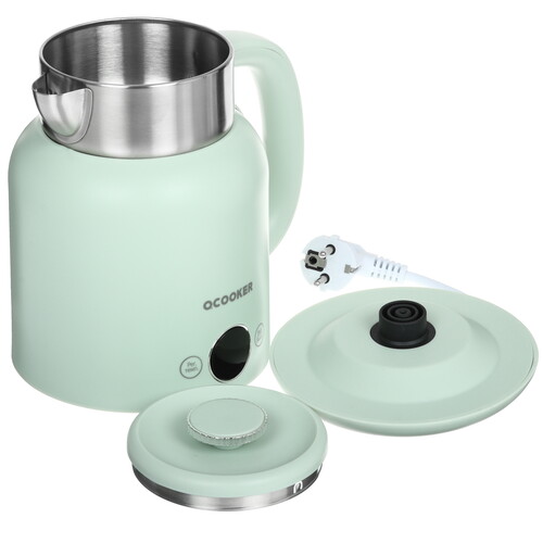 Купить Электрочайник Qcooker CR-SH1501 зеленый  5491768. Характеристики, отзывы и цены в Донецке