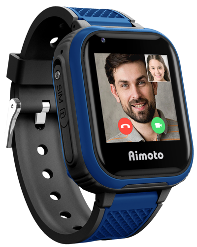 Купить Детские часы Кнопка Жизни Aimoto Pro Indigo TG синий  4732074. Характеристики, отзывы и цены в Донецке