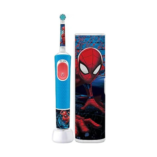 Купить Электрическая зубная щетка Braun Oral-B Vitality Pro D103 Kids Spiderman голубой  5606555. Характеристики, отзывы и цены в Донецке