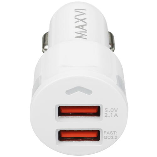 Купить Автомобильное ЗУ Maxvi CCM-522 Plus T белый  5366938. Характеристики, отзывы и цены в Донецке