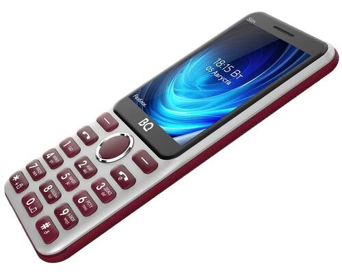Купить Сотовый телефон BQ 2833 Slim красный/серебристый  9111961. Характеристики, отзывы и цены в Донецке