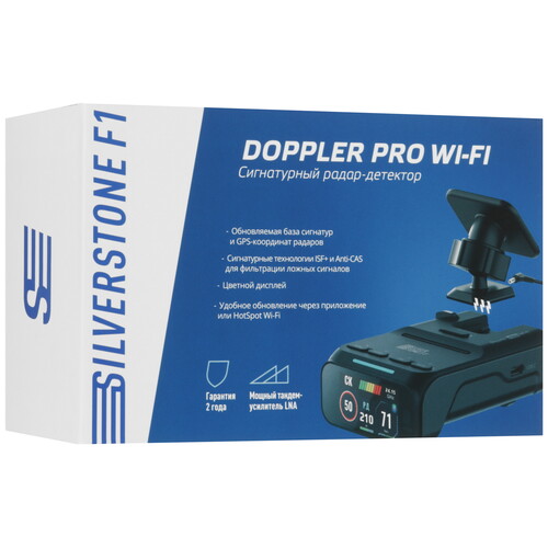 Купить Радар-детектор SilverStone F1 DOPPLER PRO Wi-Fi  5643336. Характеристики, отзывы и цены в Донецке