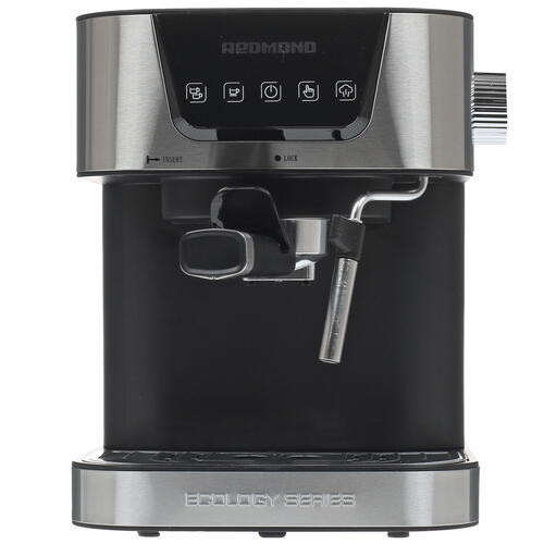 Купить Кофеварка рожковая Redmond RCM-M1513 серебристый  1314463. Характеристики, отзывы и цены в Донецке