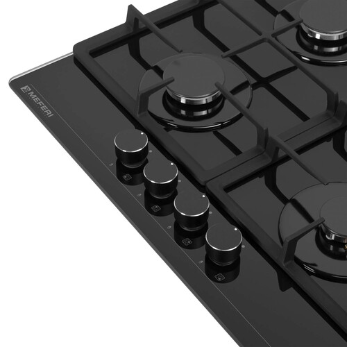 Купить Газовая варочная поверхность Meferi MGH604BK GLASS POWER  9168781. Характеристики, отзывы и цены в Донецке