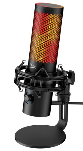 Купить Микрофон HyperX QuadCast 2 S черный  5609184. Характеристики, отзывы и цены в Донецке