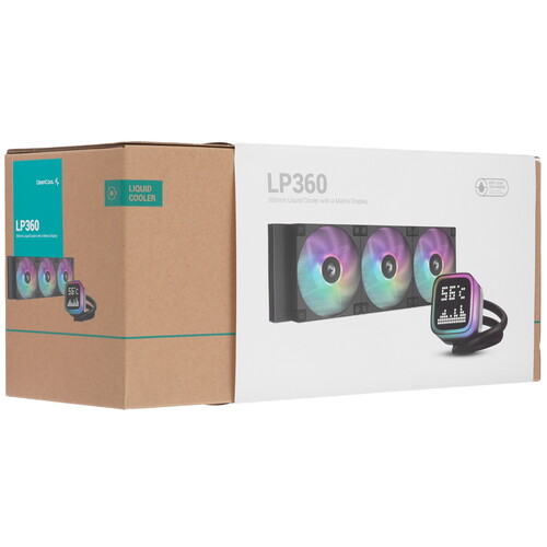 Купить Система охлаждения DEEPCOOL LP360 черная  5499042. Характеристики, отзывы и цены в Донецке