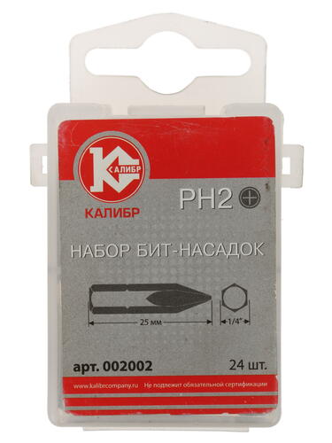 Купить Набор бит Калибр 51960  1241696. Характеристики, отзывы и цены в Донецке
