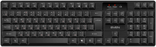 Купить Клавиатура  беспроводная SVEN KB-C2300W  9196339. Характеристики, отзывы и цены в Донецке