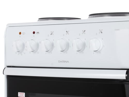 Купить Электрическая плита DARINA Е 3406 W белый  1227562. Характеристики, отзывы и цены в Донецке