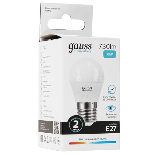 Купить Лампа светодиодная Gauss 53220  9106021. Характеристики, отзывы и цены в Донецке