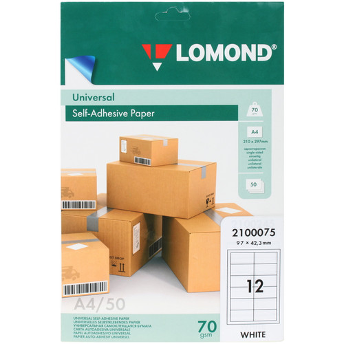 Купить Самоклеящаяся бумага Lomond 2100075  4800149. Характеристики, отзывы и цены в Донецке