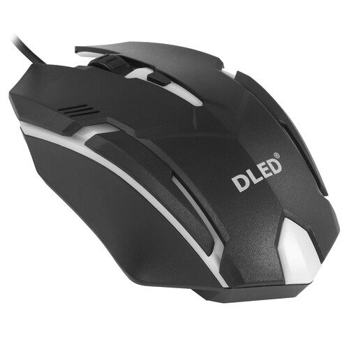 Купить Мышь проводная DLED SW-GM1103 [10621] черный  9174998. Характеристики, отзывы и цены в Донецке