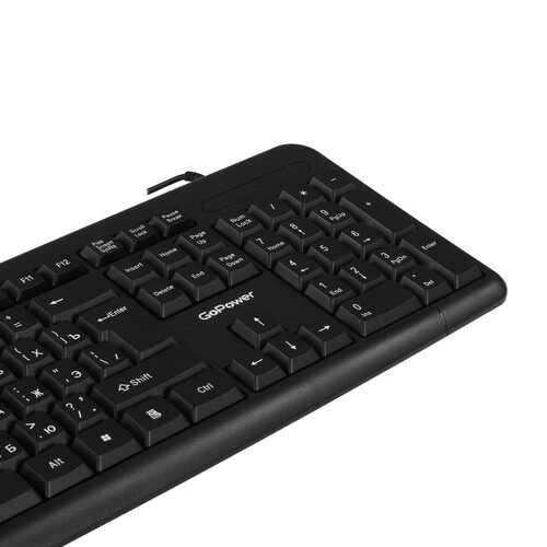 Купить Клавиатура проводная GoPower GPK01  9281158. Характеристики, отзывы и цены в Донецке