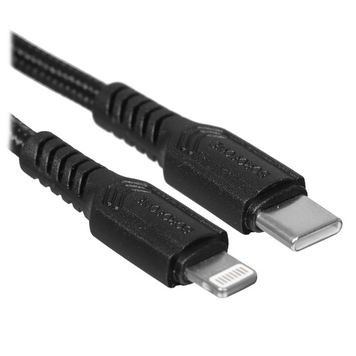 Купить Кабель круглый Borofone Lightning 8-pin - USB Type-C черный 1 м  5635324. Характеристики, отзывы и цены в Донецке
