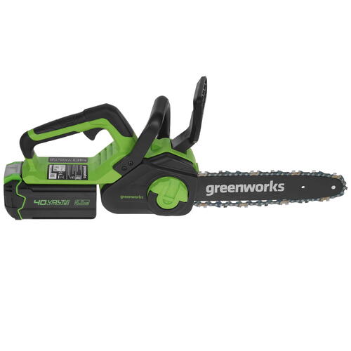 Купить Аккумуляторная цепная пила GreenWorks G40CS30IIK4  шина - 30 см (12")  5081490. Характеристики, отзывы и цены в Донецке