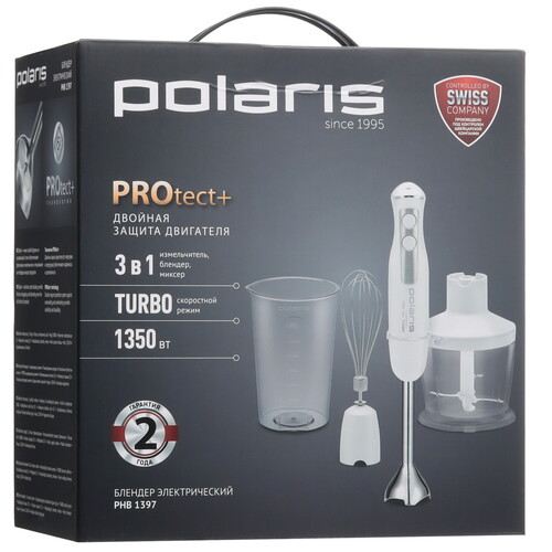 Купить Блендер погружной Polaris PHB 1397  9192034. Характеристики, отзывы и цены в Донецке