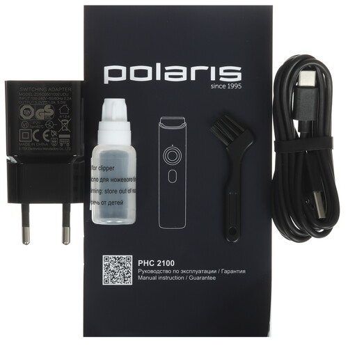 Купить Триммер Polaris PHC 2100 черный  9288410. Характеристики, отзывы и цены в Донецке