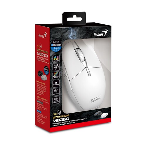 Купить Мышь беспроводная Genius Scorpion M8250  9140237. Характеристики, отзывы и цены в Донецке