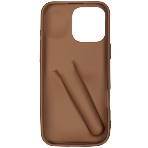 Купить Накладка  BoraSCO для Apple iPhone 16 Pro Max бежевый  5498117. Характеристики, отзывы и цены в Донецке
